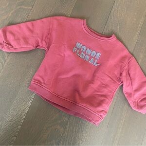 Zara Pink Kids Sweatshirt size 12-18 months